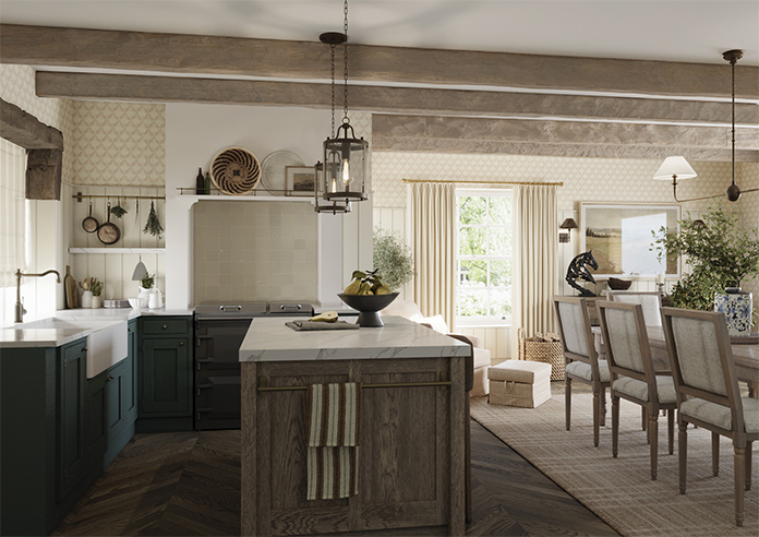 Trellis Prints, Noble Stripe Manson - Made to Measure Curtains - Image 7